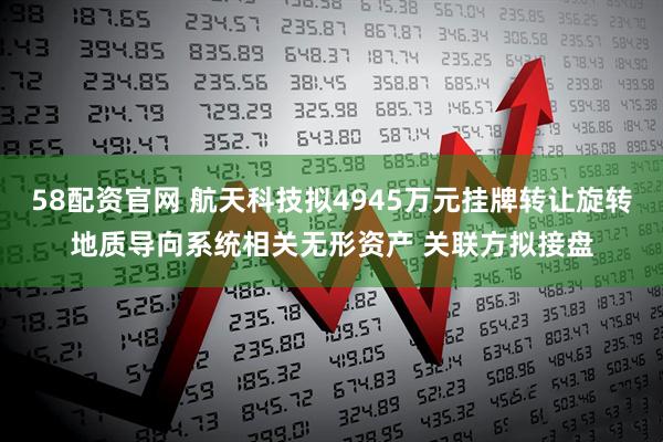 58配资官网 航天科技拟4945万元挂牌转让旋转地质导向系统相关无形资产 关联方拟接盘